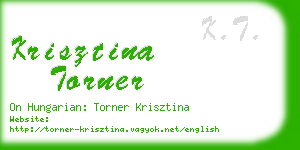 krisztina torner business card